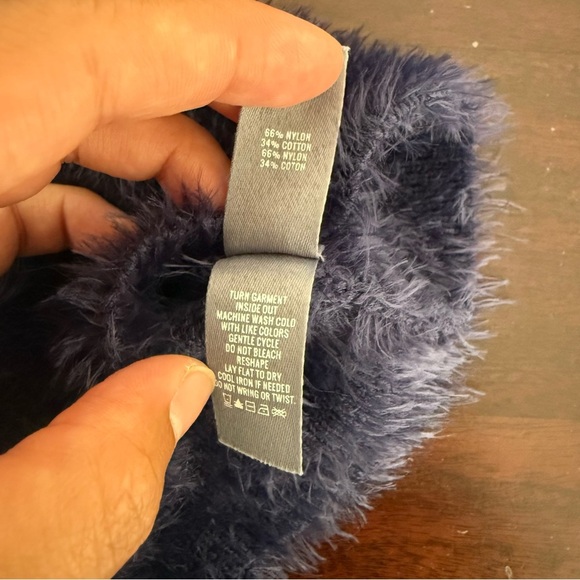 Aerie Soft Dark Blue Fuzzy Tank - Picture 6 of 6